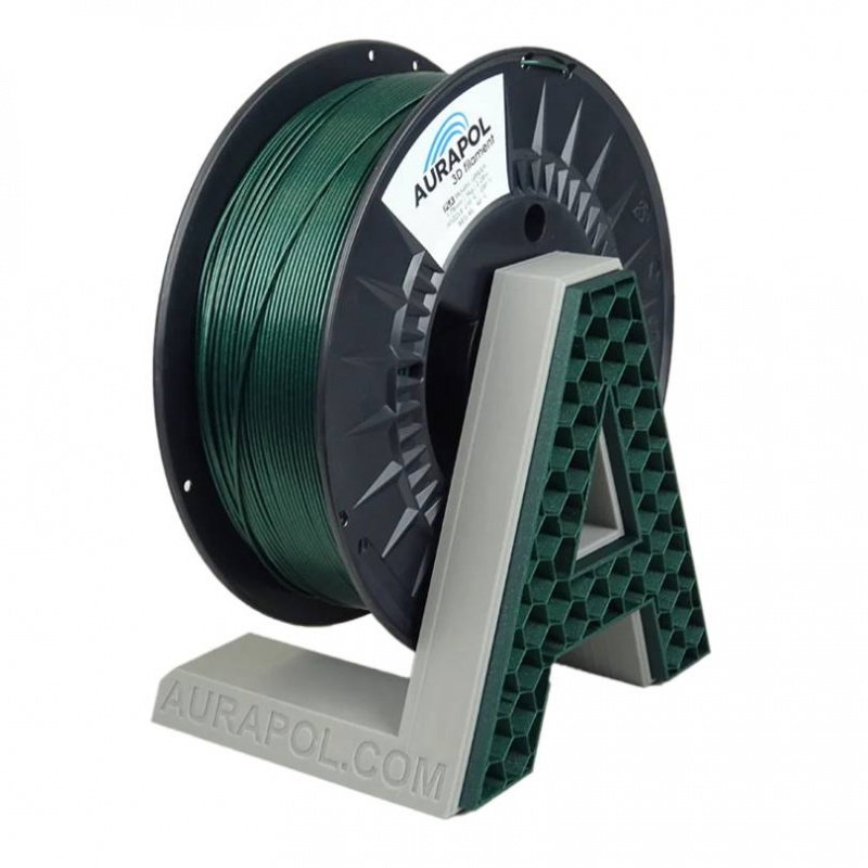 AURAPOL PLA 3D Filament Metallic green