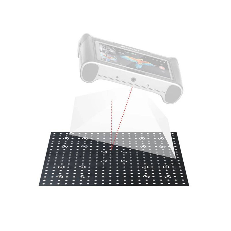 Revopoint glass substrate with a high precision coded