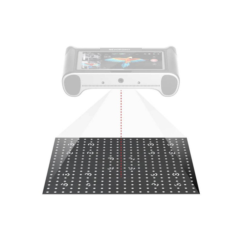 Revopoint glass substrate with a high precision coded
