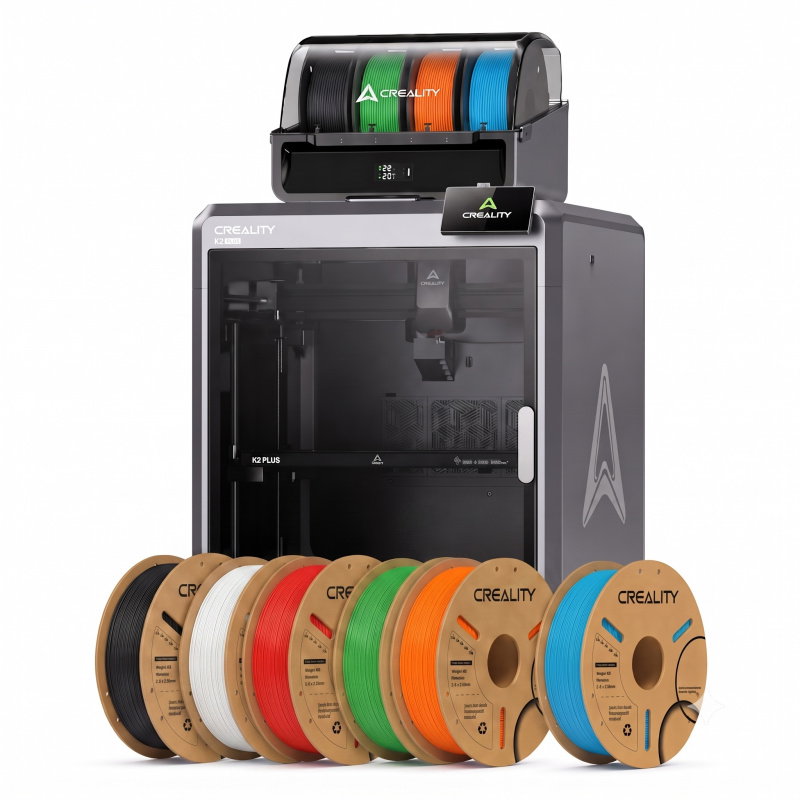 Paket - 3D-Drucker - Creality K2 Plus Combo + 4 PLA-Filamente