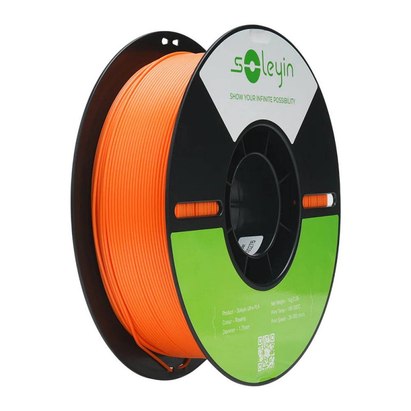 Soleyin Ultra PLA Rosehip 1.75 1KG Neutral Plastic plate