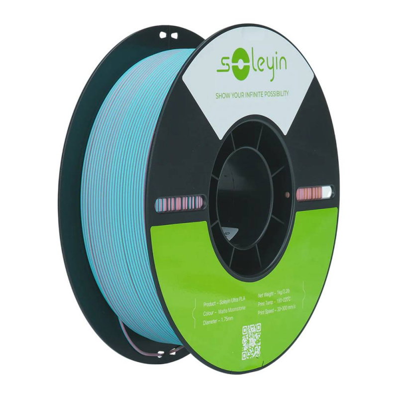 Soleyin Ultra PLA Moon Stone_1.75_1kg_Neutral Plastic