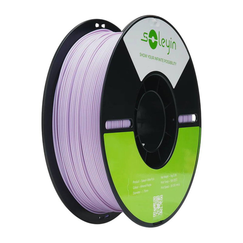 Soleyin Ultra PLA Macaron Purple_1.75_1KG_Neutral Plastic