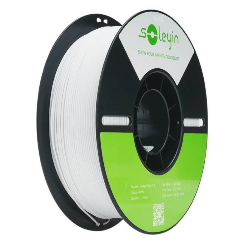 Soleyin Ultra PLA matte white_1.75_1kg_neutral plastic