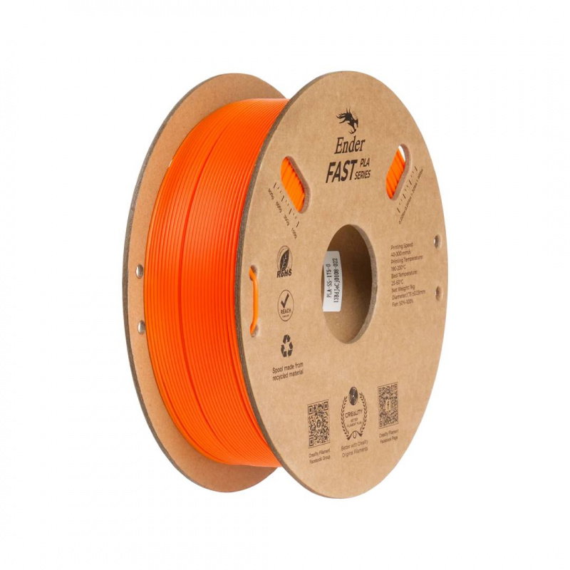 Ender Fast PLA Orange _1.75_1KG_ Environmentally friendly paper