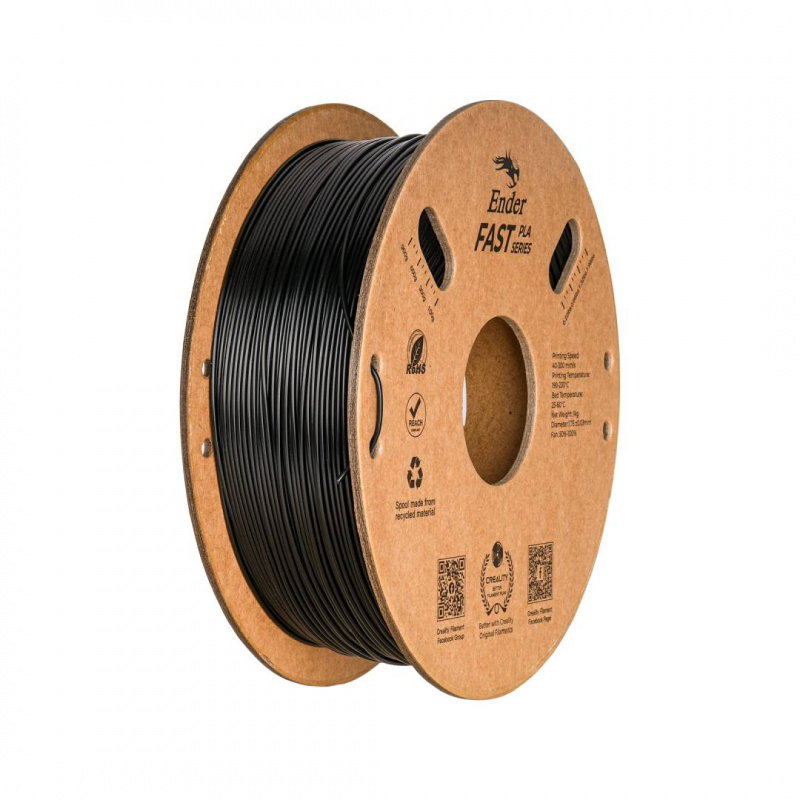 End Fast PLA Black_ 1.75_ 1KG_ Environmentally friendly paper