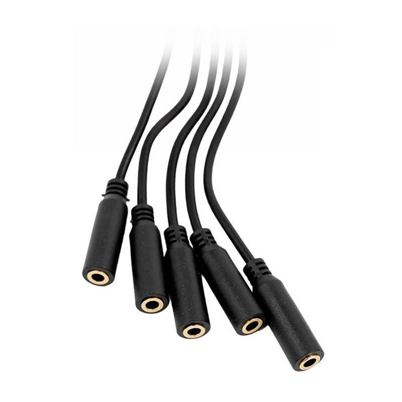 Rozdzielacz z 1 do 5, gniazdo jack 3.5mm Shelly akcesorium do