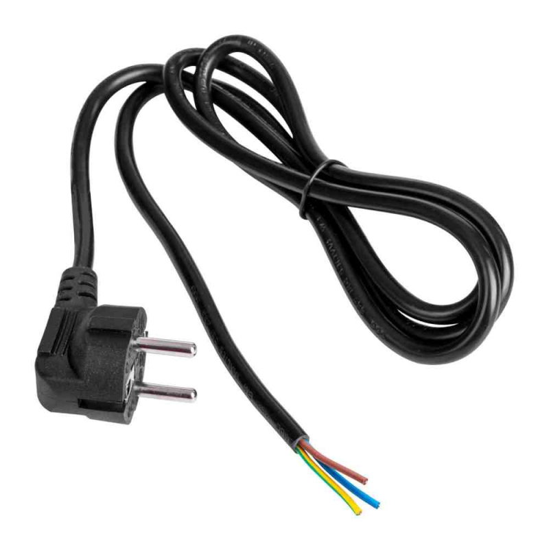 Kabel zasilający bez zakończenia Akyga AK-OT-01A CCA 3x0.5mm2