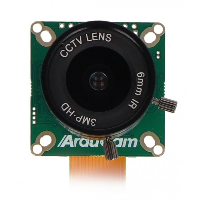 IMX477P 12,3 MPx HQ-Kamera mit 6 mm CS-Mount-Objektiv – für