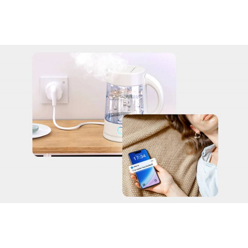 Inteligentne gniazdko ścienne Sonoff WS01TPF-E WiFi (typ F)