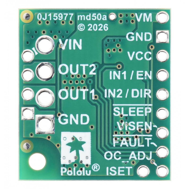 MPQ6612A Single Brushed DC Motor Driver Carrier