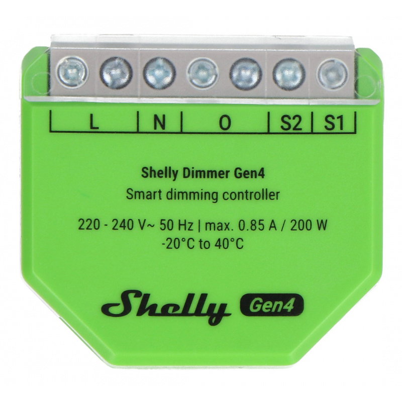 Inteligentny ściemniacz Shelly Dimmer Gen4 Zigbee/Matter