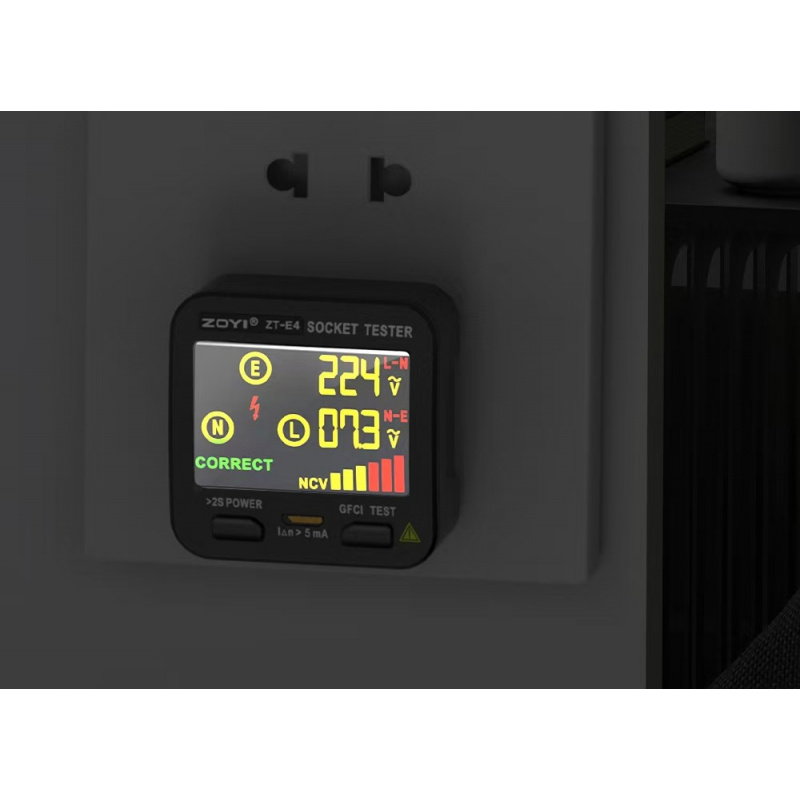 ZT-E4 Socket Tester (EU standard)