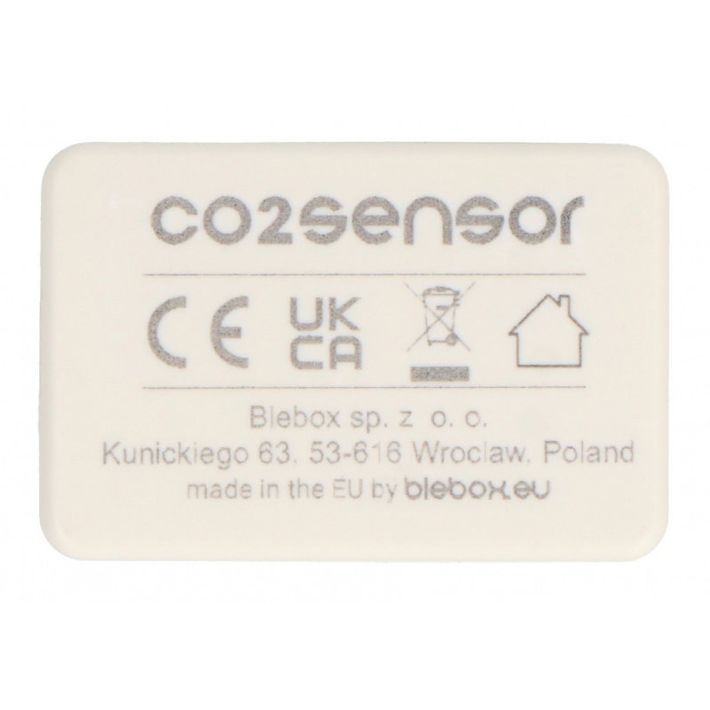 BleBox co2Sensor - inteligentny czujnik stężenia dwutlenku