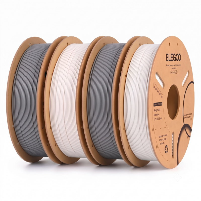 Elegoo Filament-Spulenpackung - Schwarz und Weiß PLA RFID - 4