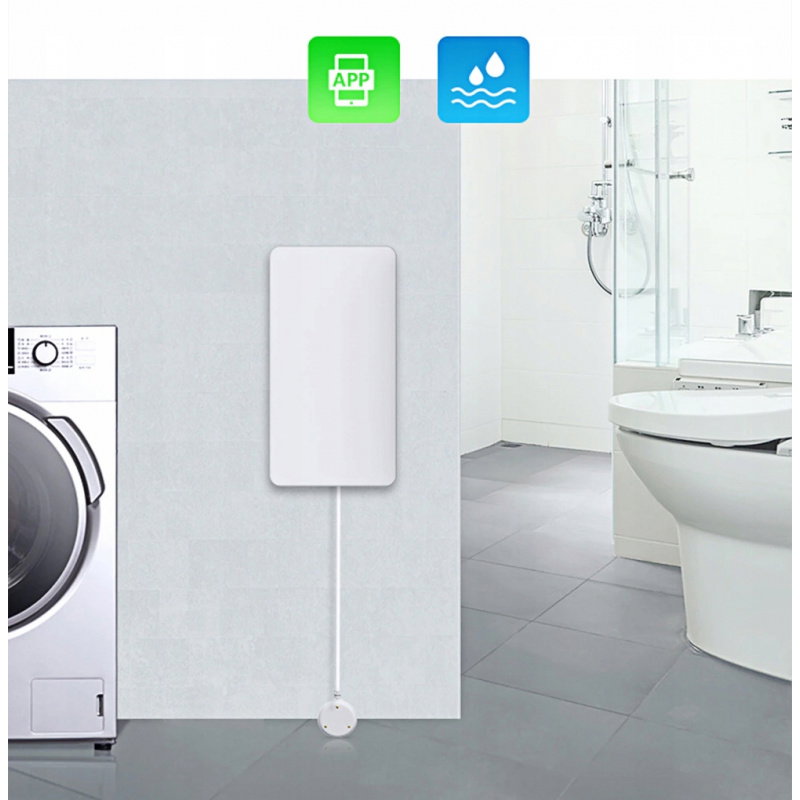 Tuya - czujnik zalania - ZigBee - aplikacja Android/iOS - RTX