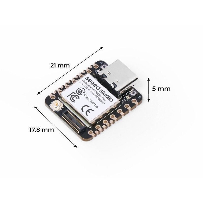 Seeed Xiao ESP32-S3 Plus - WLAN/Bluetooth - 16 MB Flash - Arduino/MicroPython - Seeedstudio 102010671