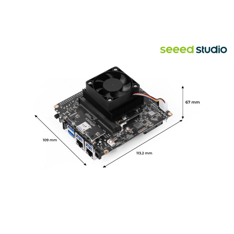 reComputer Super J401 NX Bundle - Nvidia Jetson Orin NX 16GB RAM + 256GB NVMe - ohne Gehäuse - Seeedstudio 100029661
