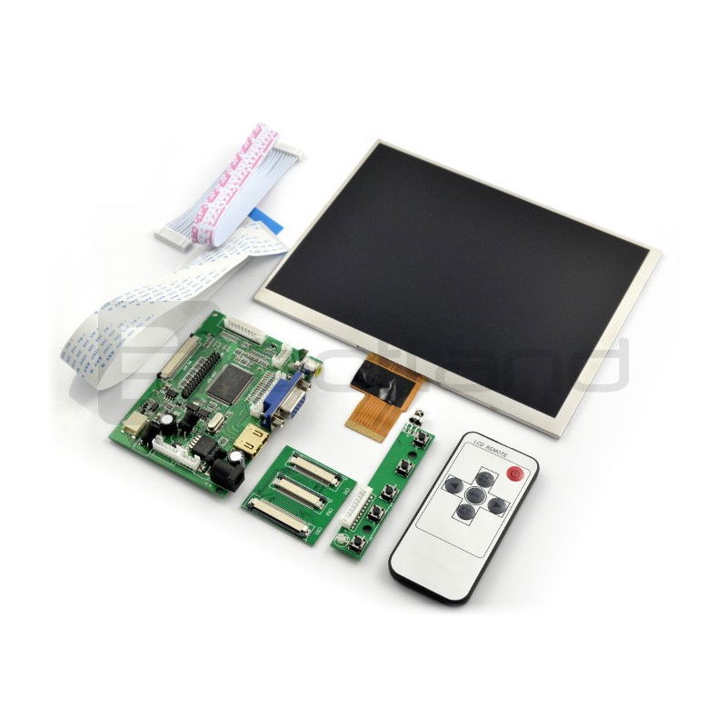 8" 1024x768 TFT Bildschirm mit Netzteil für Raspberry Pi