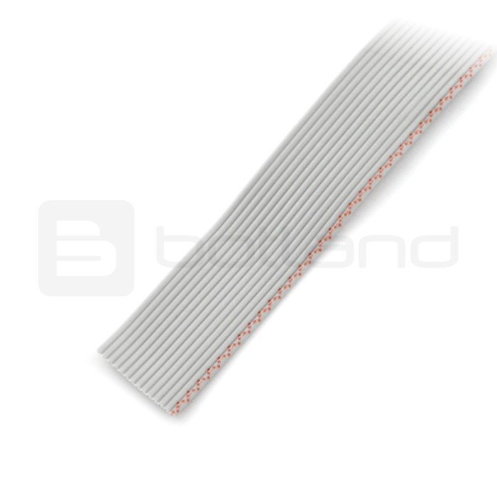 14 graues Flachbandkabel (50 cm) IDC, 1,27-mm-Raster