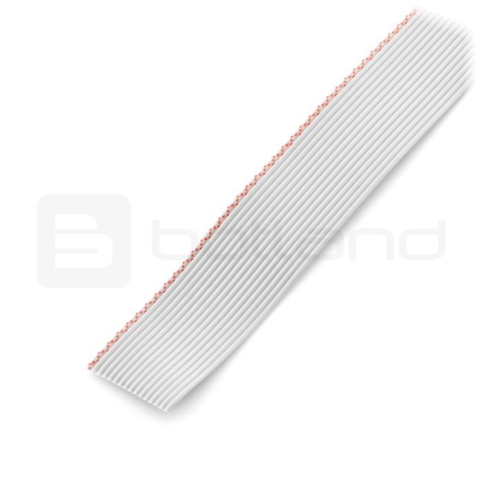 16 graues Flachbandkabel (50 cm) IDC, 1,27-mm-Raster