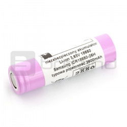 Zelle 18650 Li-Ion Samsung 2600 mAh