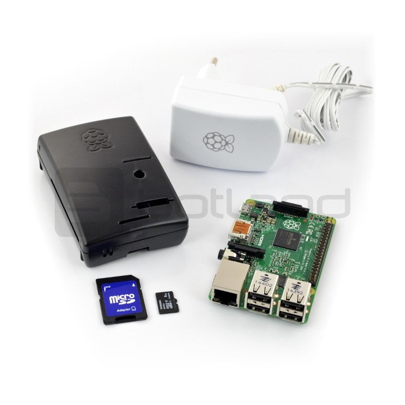 MatLab + Raspberry Pi 2 Model B Set + Gehäuse + Netzteil + Karte mit dem System