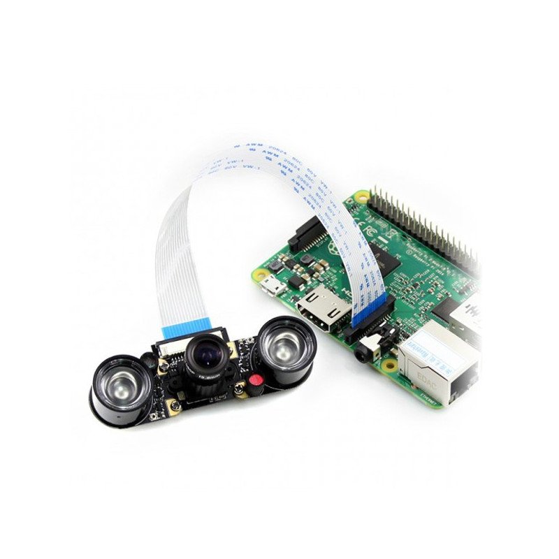 Camera HD Night Vision F - IR-Kamera mit variabler Brennweite für Raspberry Pi + IR-Module