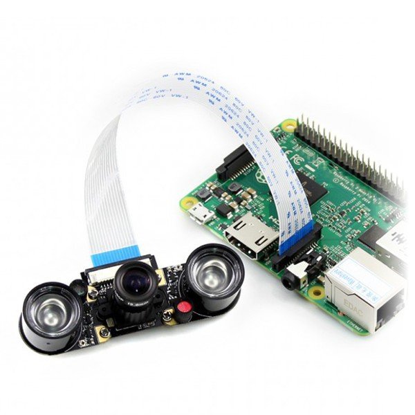 Camera HD Night Vision F - IR-Kamera mit variabler Brennweite für Raspberry Pi + IR-Module