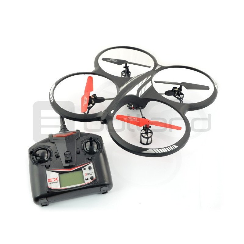 X-Drone H07NCL 2,4 GHz Quadrocopter Drohne mit 0,3 MPix Kamera - 33 cm