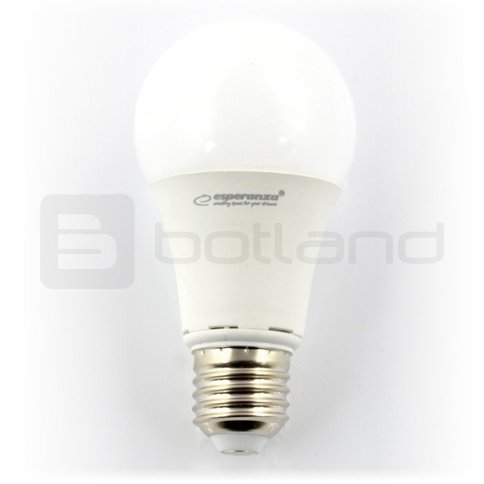 Esperanza LED-Glühbirne, Milchbirne, E27, 10 W, 900 lm, warme Farbe
