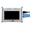 TFT 5 "LCD resistiver Touchscreen 800x480px HDMI + USB für Raspberry Pi 2 / B + und Schwarz-Weiß-Gehäuse - zdjęcie 7