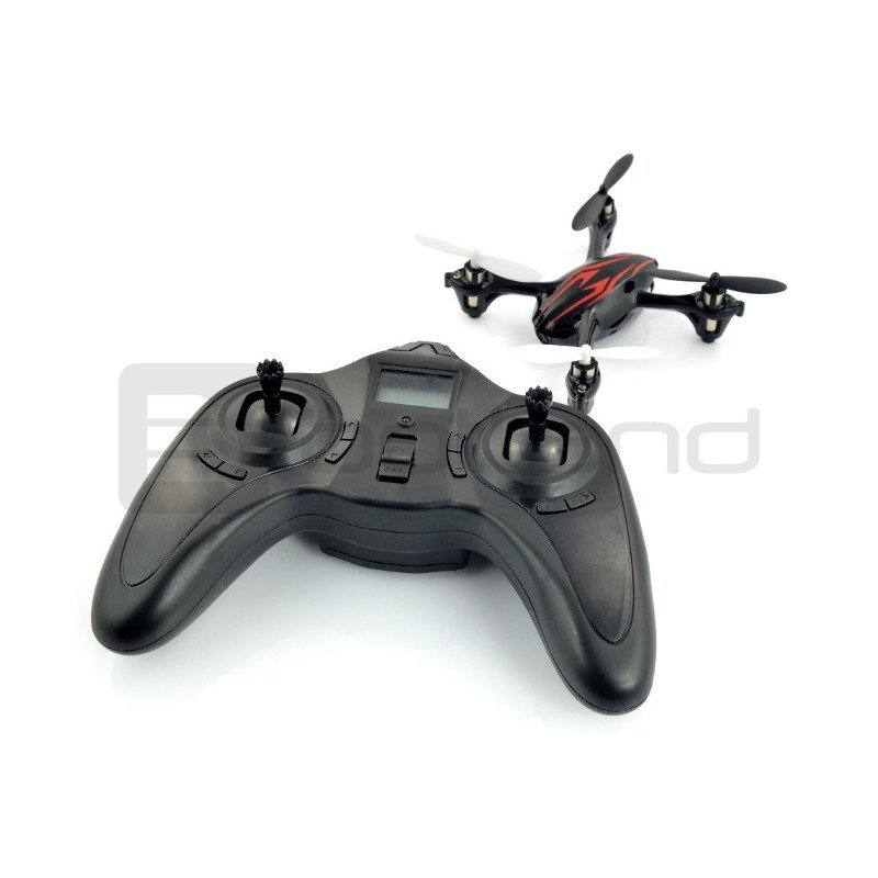 Meistverkaufte X6-Quadrocopter-Drohne mit HD-Kamera - rot und schwarz