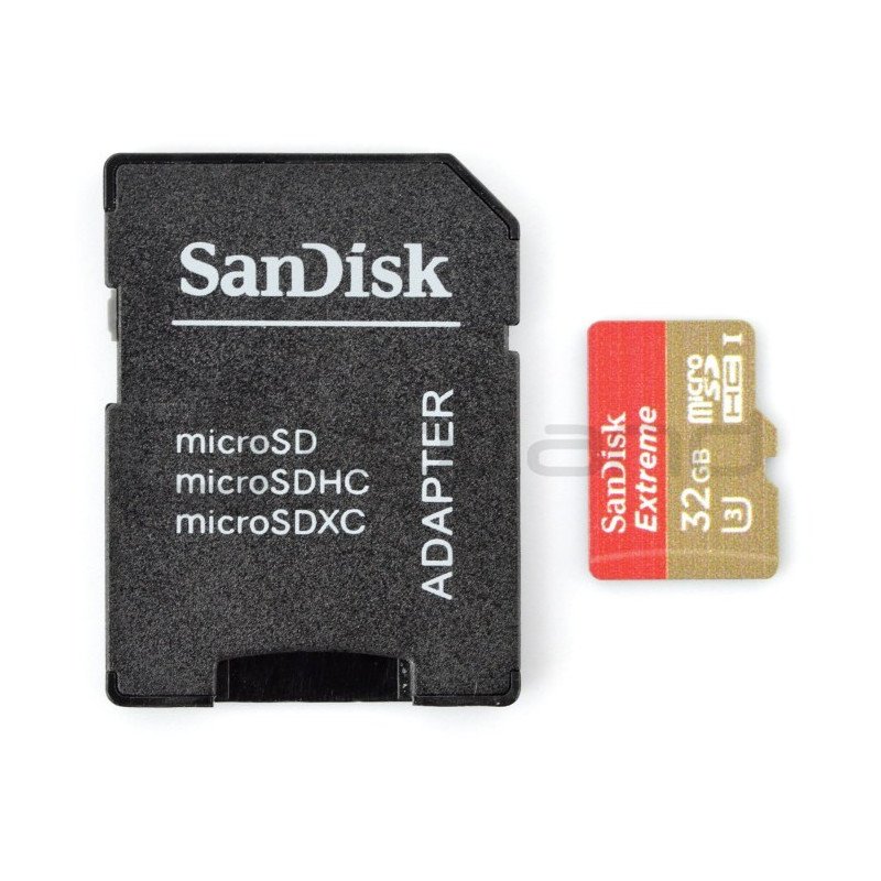 SanDisk Extreme Micro SD / SDHC 32GB 600x UHS-I 3 Klasse 10 Speicherkarte mit Adapter
