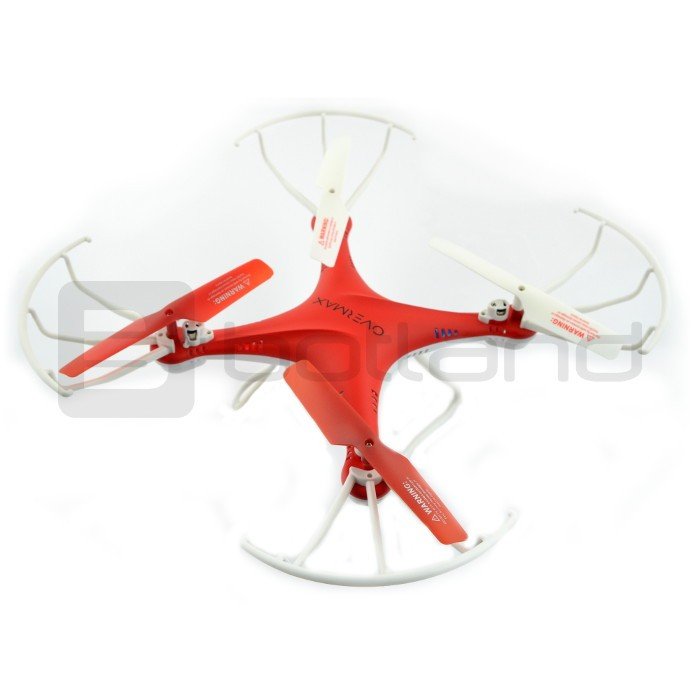Drohne Quadrocopter OverMax X-Bee Drohne 3.1 2.4GHz mit 2MPx Kamera rot - 34cm
