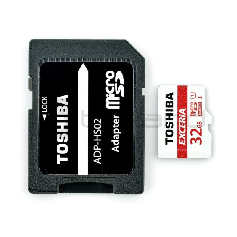 Toshiba Exceria Micro SD / SDHC 32GB UHS 1 Class 10 Speicherkarte mit Adapter