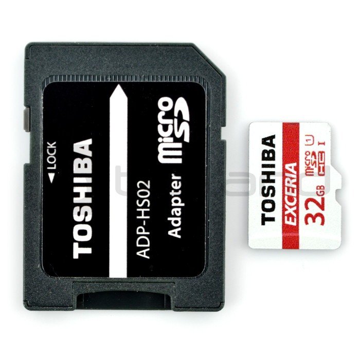 Toshiba Exceria Micro SD / SDHC 32GB UHS 1 Class 10 Speicherkarte mit Adapter