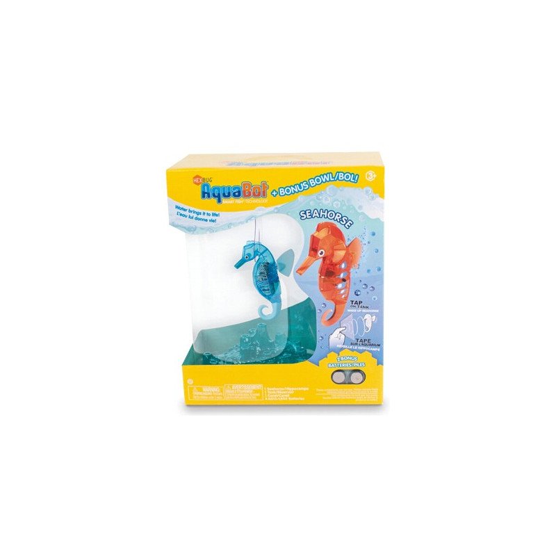 Hexbug Aquabot Seepferdchen - 8cm - verschiedene Farben + Aquarium