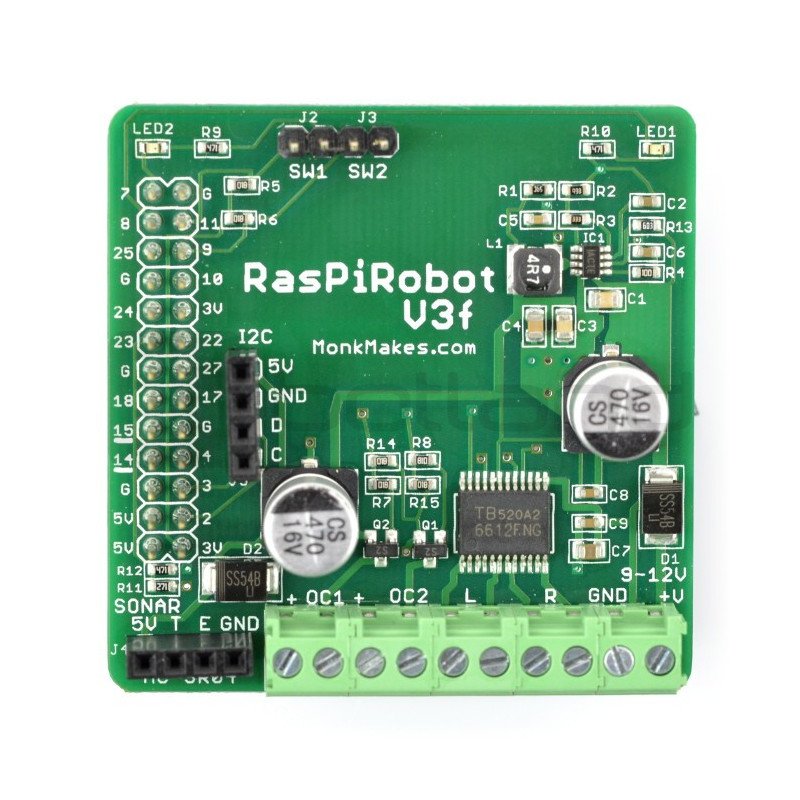 RaspiRobot v3 - Motortreiber für Raspberry Pi