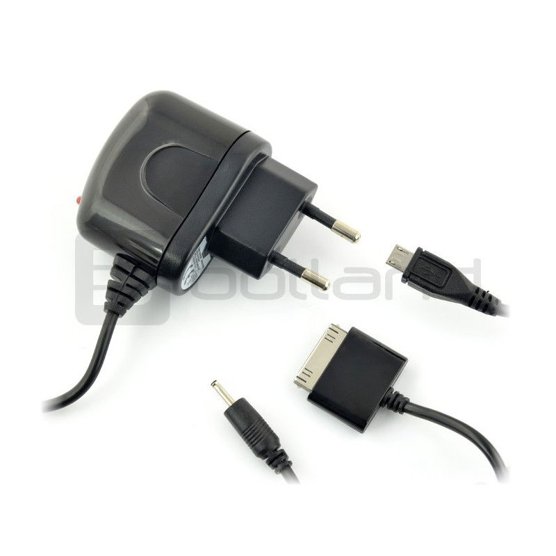 Netzteil Tracer Combo 5V / 2.1A - 30-Pin / microUSB / 0,75mm Stecker *