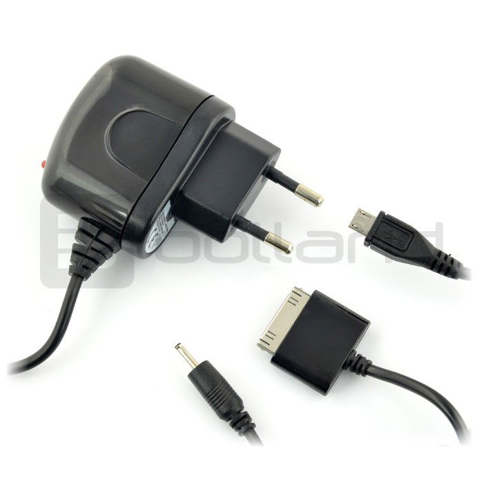 Netzteil Tracer Combo 5V / 2.1A - 30-Pin / microUSB / 0,75mm Stecker *