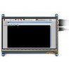 TFT LCD kapazitiver Touchscreen 7 '' 800x480px HDMI + USB für Raspberry Pi 2 / B + + Schwarz-Weiß-Gehäuse - zdjęcie 10