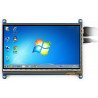 TFT LCD kapazitiver Touchscreen 7 '' 800x480px HDMI + USB für Raspberry Pi 2 / B + + Schwarz-Weiß-Gehäuse - zdjęcie 11