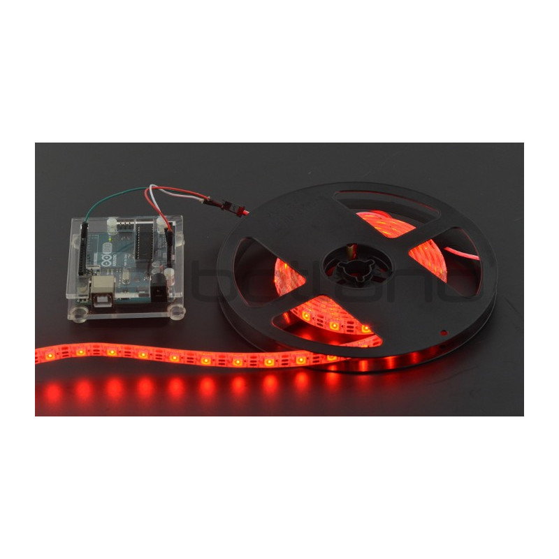 RGB-LED-Streifen WS2812 IP65 30 LED / m, 9 W / m, 5 V - 5 m