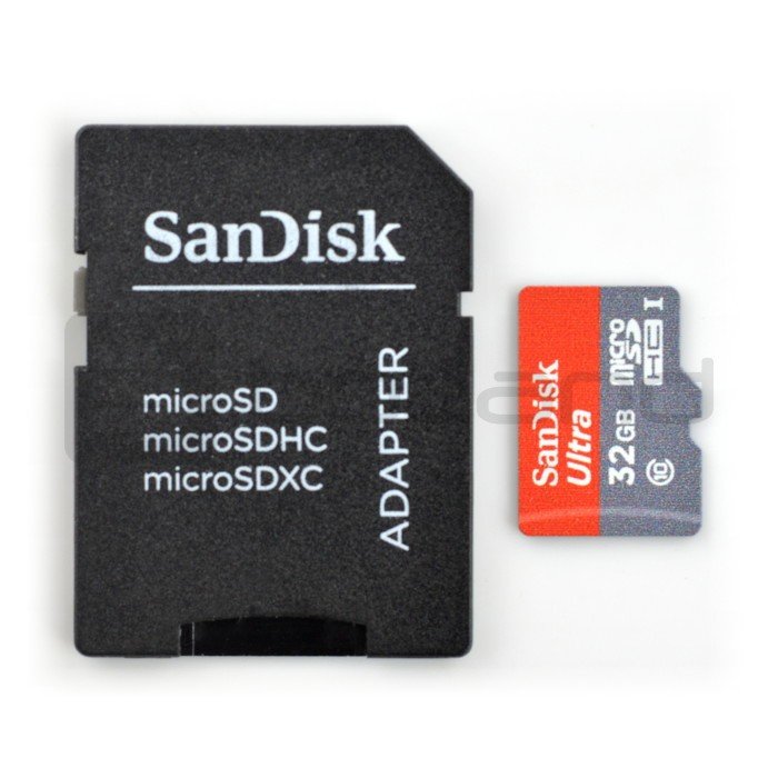 SanDisk Ultra Micro SD / SDHC 32GB 533x UHS-I Klasse 10 Speicherkarte mit Adapter