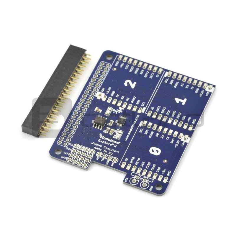 Entdecken Sie R DuoNect ADC EEPROM - Schild für Raspberry Pi 2 / B + - MOD-79