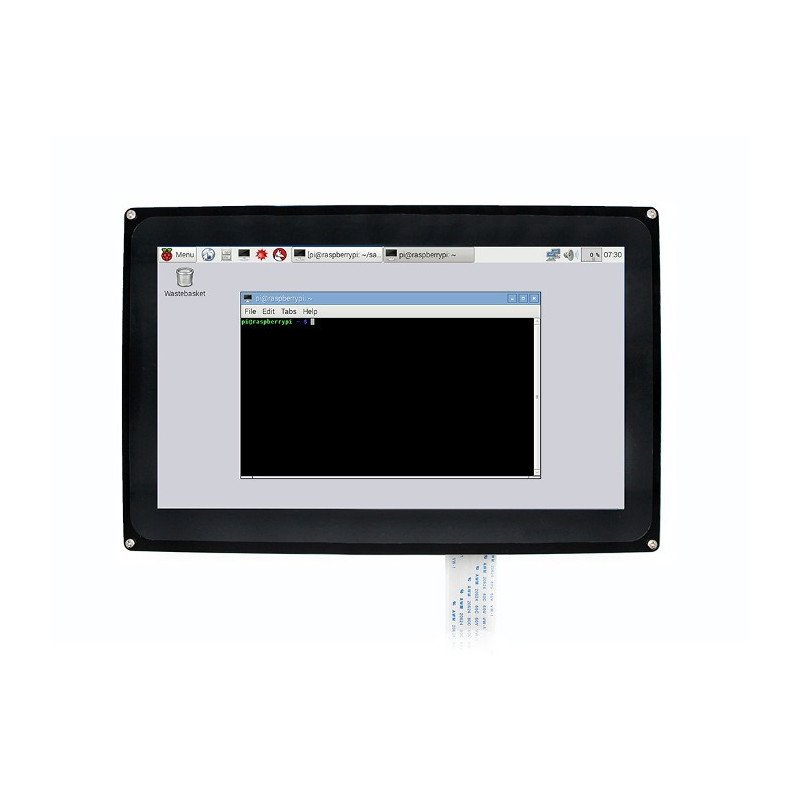 10,1'' 1024x600px TFT LCD kapazitiver Touchscreen für Raspberry Pi 3/2 / B++ Gehäuse