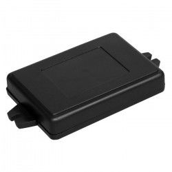 Kunststoffkoffer Kradex Z23AU - 84x59x16mm schwarz mit Griffen