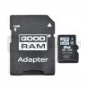 Goodram Micro SD / SDHC 8GB Class 4 Speicherkarte mit Adapter - zdjęcie 2