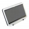 Gehäuse für Raspberry Pi und TFT 7 '' HDMI LCD-Bildschirm - schwarz und weiß - zdjęcie 3